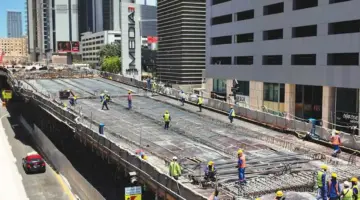 إنجاز 90% من تطوير الجسر المؤدي إلى مداخل «دبي هاربر» ومخارجها